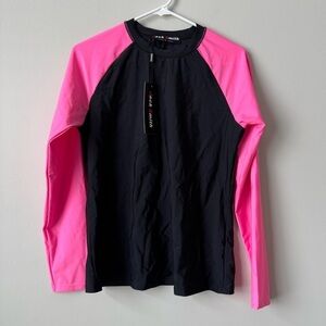 Jack Smith Neon‎ Pink/ Black Rash Guard